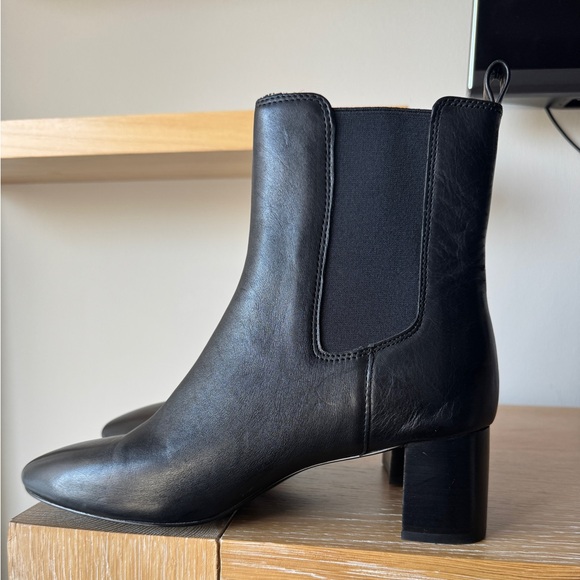 NIB! MADEWELL Women’s The Sylvia Chelsea Boot in True Black Leather Size 11 - Picture 12 of 15